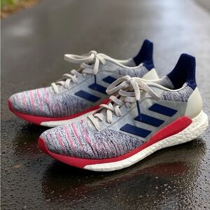 adidas Women's Athletic Shoes - Gray, Pink, and Blue